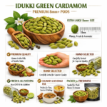 Green Cardamom 8mm Premium Bold Pods from Idukki