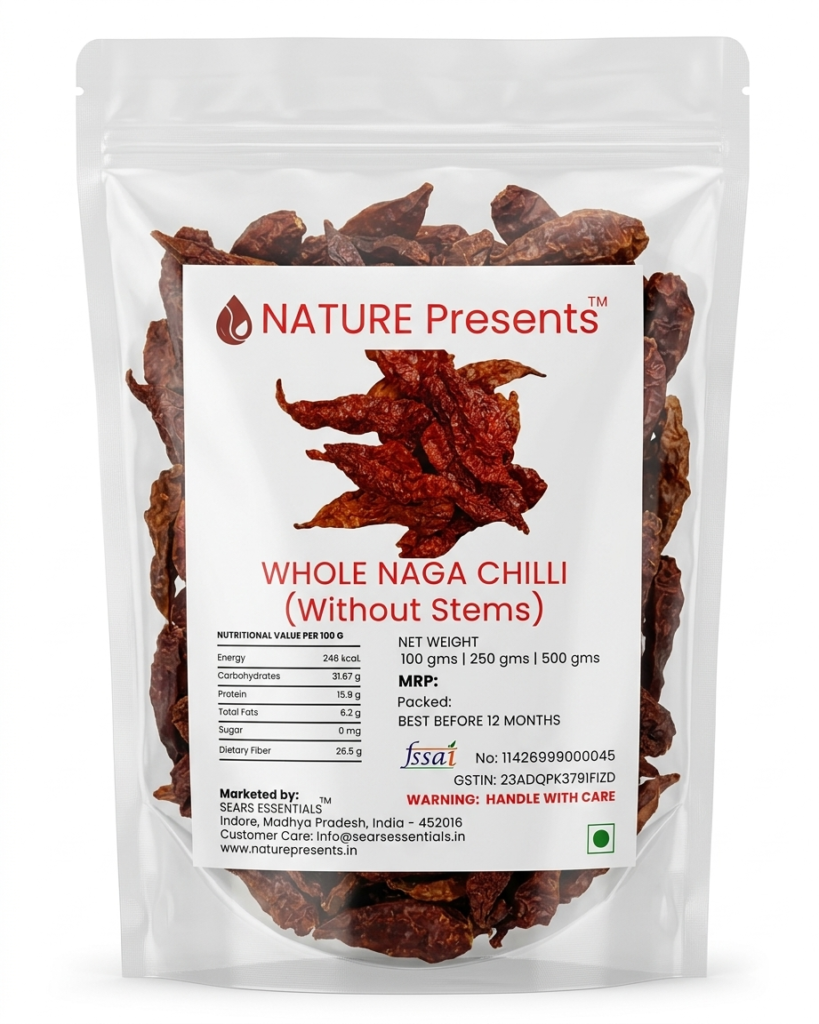 Bhut Jolokia Ghost Pepper Stemless Whole Pods